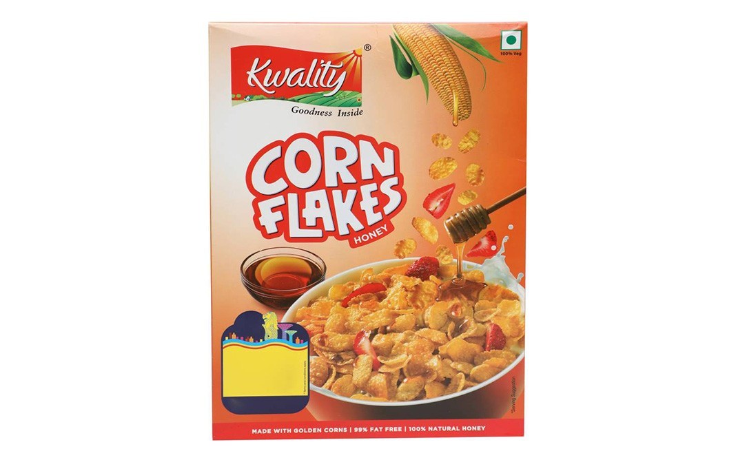 Kwality Corn Flakes, Honey    Box  250 grams